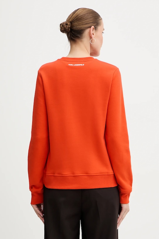 Odzież Karl Lagerfeld bluza IKON SIGNATURE B1W20031 pomarańczowy