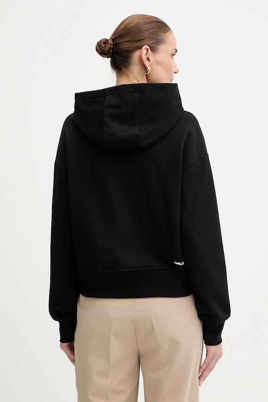 Odzież Karl Lagerfeld bluza bawełniana B1W20019 czarny