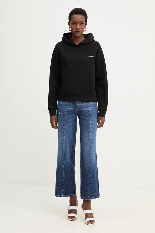 Karl Lagerfeld bluza B1W20023 czarny SS26