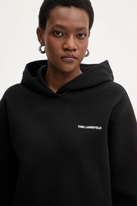 Karl Lagerfeld bluza czarny B1W20023