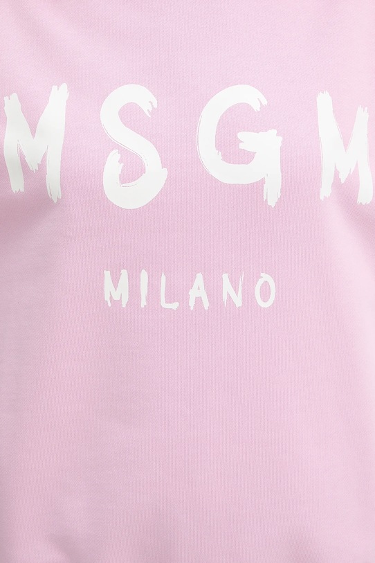 MSGM bluza bawełniana 4041MDM515.267000 różowy