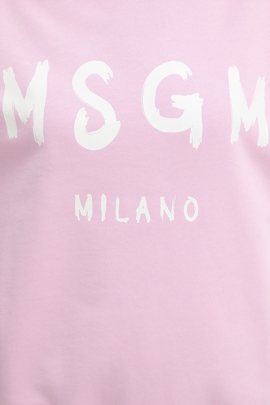 MSGM bluza bawełniana 4041MDM515.267000 różowy