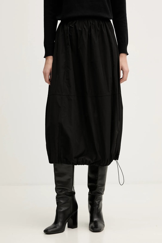 Βαμβακερό πουλόβερ Dkny απλικέ μαύρο DJ5R0840