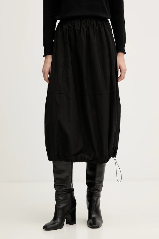 Dkny sweter bawełniany aplikacja czarny DJ5R0840