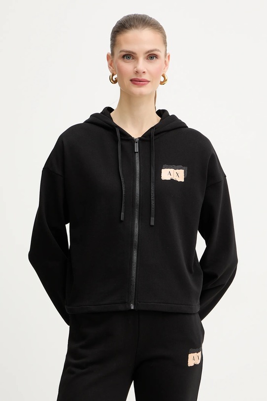 Armani Exchange bluza z kapturem czarny XW001800.AF24312