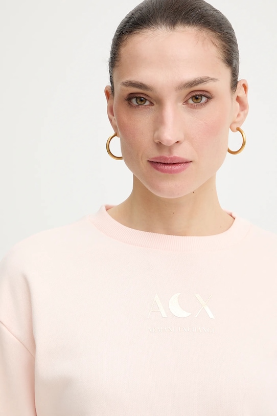 Armani Exchange bluza różowy XW001846.AF18853