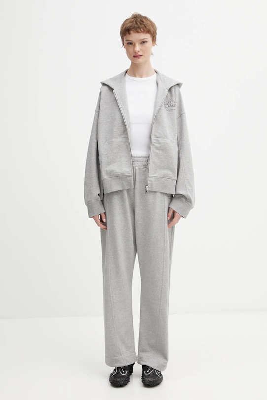 GANNI bluza bawełniana A1060023 A1060023 szary