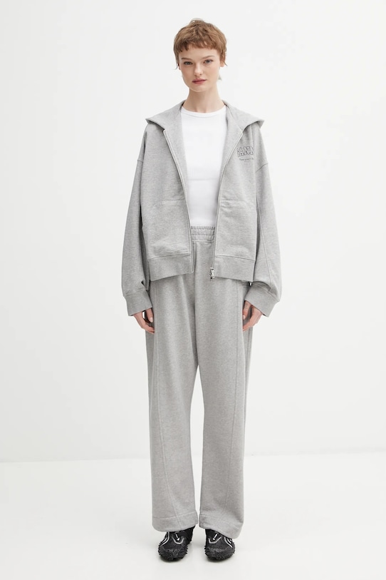 GANNI bluza bawełniana A1060023 A1060023 szary