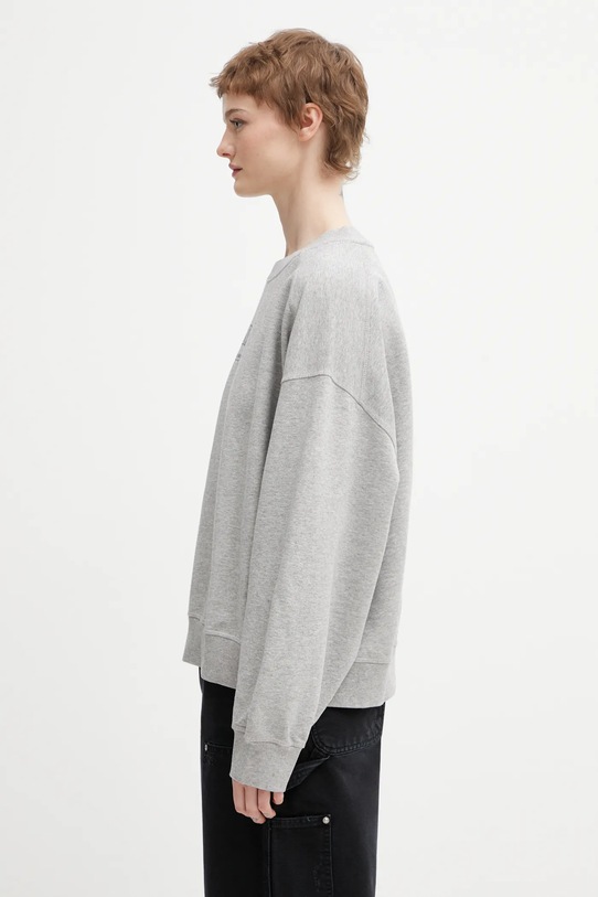 GANNI bluza bawełniana A1060022 A1060022 szary SS26