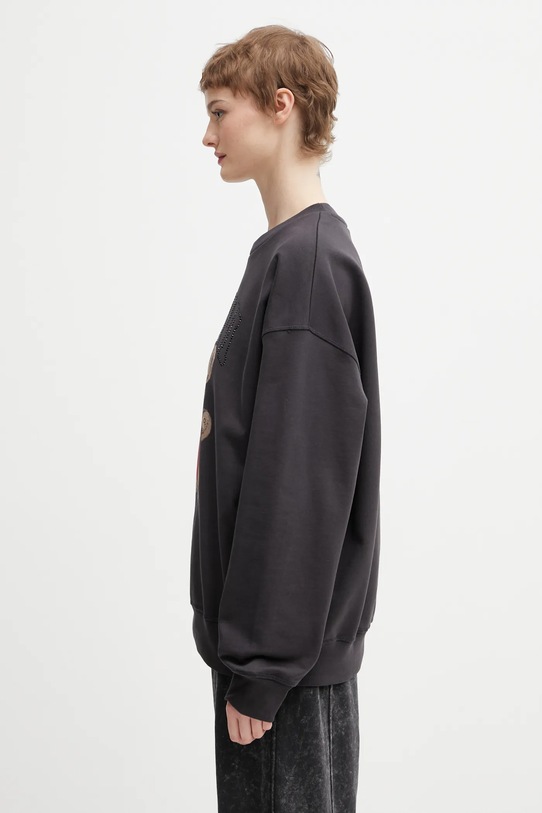 GANNI bluza bawełniana A1060027 A1060027 szary SS26