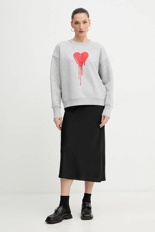 ZADIG&VOLTAIRE bluza JWSS00576 szary SS26