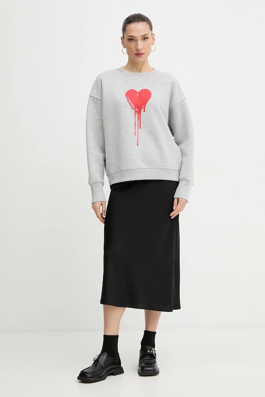 ZADIG&VOLTAIRE bluza JWSS00576 szary SS26