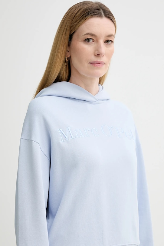 Βαμβακερή μπλούζα Marc O'Polo μπλε 600407354165