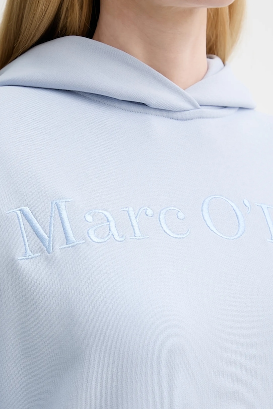 Βαμβακερή μπλούζα Marc O'Polo 600407354165 μπλε