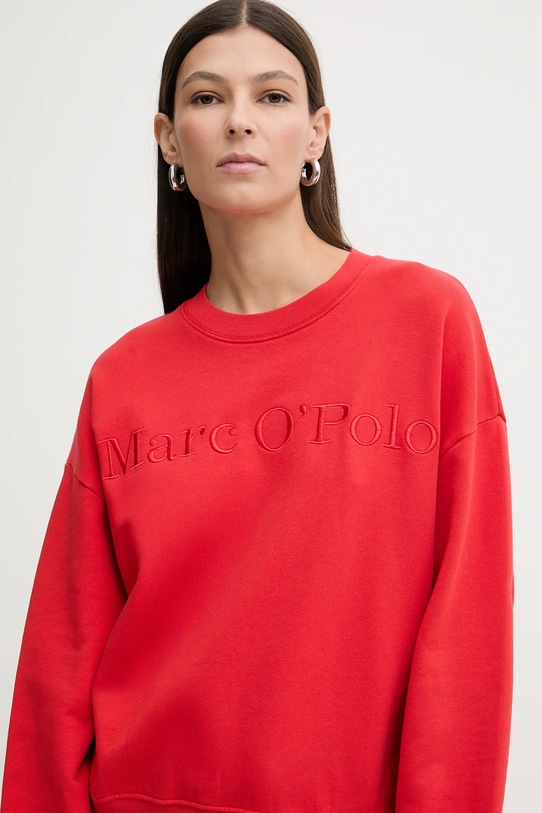Marc O'Polo bluza bawełniana czerwony 600407354175