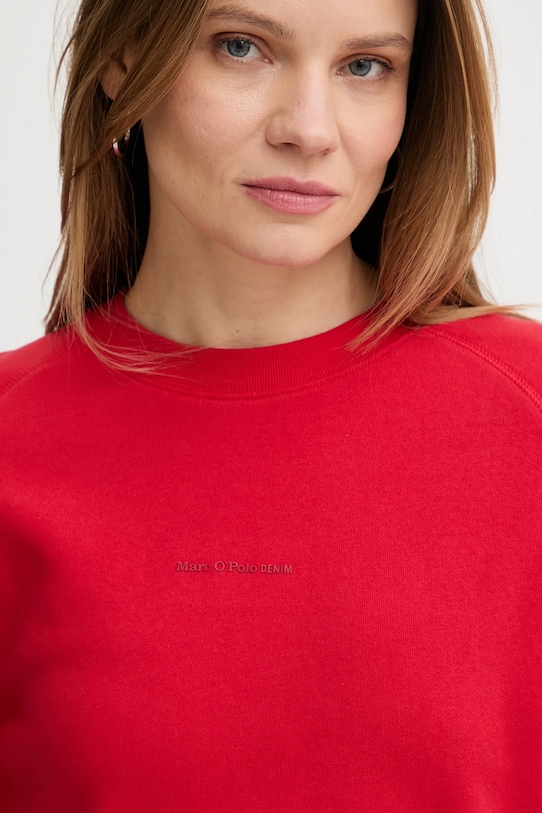 Marc O'Polo bluza bawełniana czerwony 5000009291