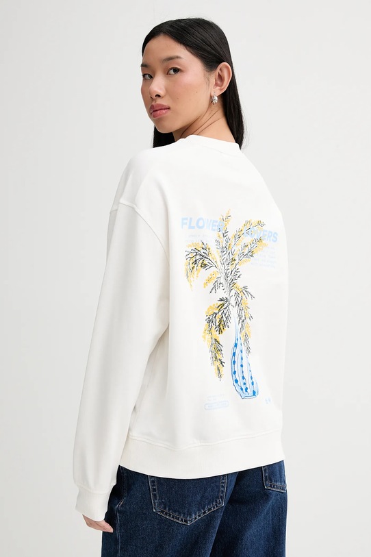 Marc O'Polo bluza bawełniana bawełna beżowy 5000009350