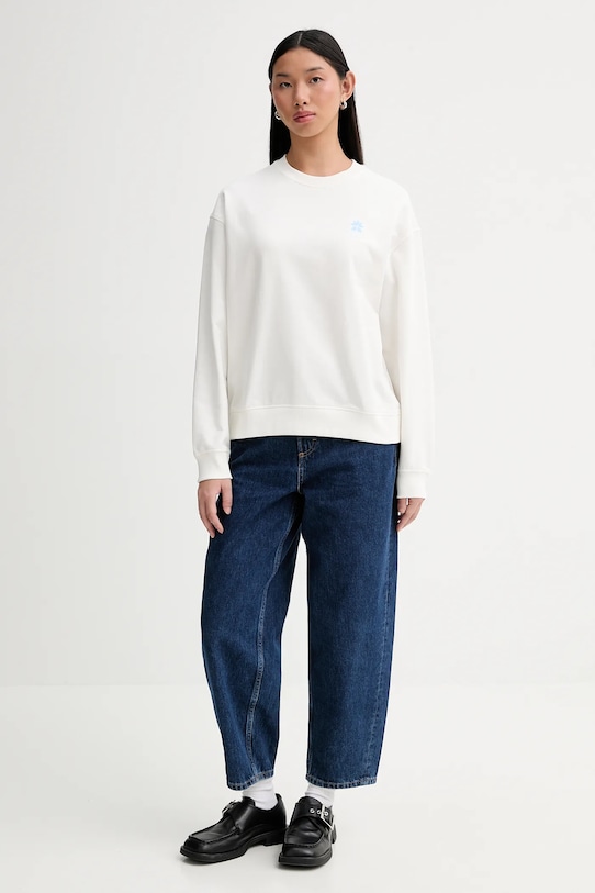 Marc O'Polo bluza bawełniana 5000009350 beżowy SS26