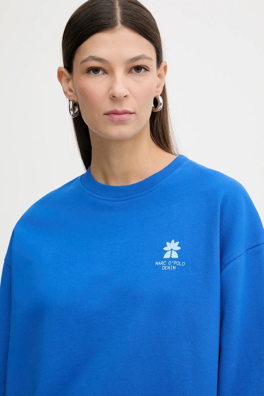 Marc O'Polo bluza bawełniana niebieski 5000009350