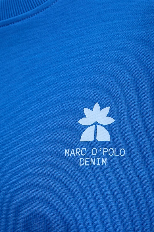 Marc O'Polo bluza bawełniana 5000009350 niebieski