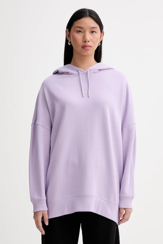 Odzież Marc O'Polo bluza bawełniana 5000009351 fioletowy