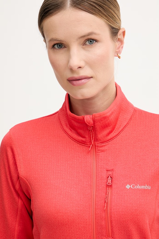 Суичър за спортове на открито Columbia Essential Hike червен 2136233