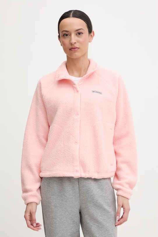Columbia bluza Jasper Ridge bez kaptura różowy 2142391