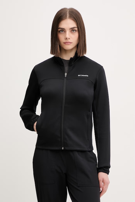 Αθλητική μπλούζα Columbia Sloan Crest χωρίς κουκούλα μαύρο 2155781