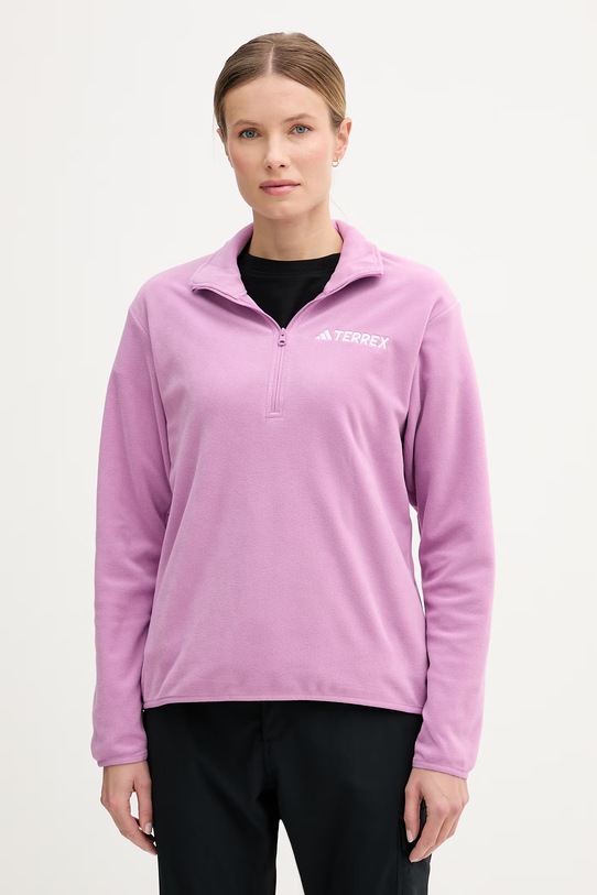 adidas TERREX bluza polarowa bez kaptura fioletowy JM3120