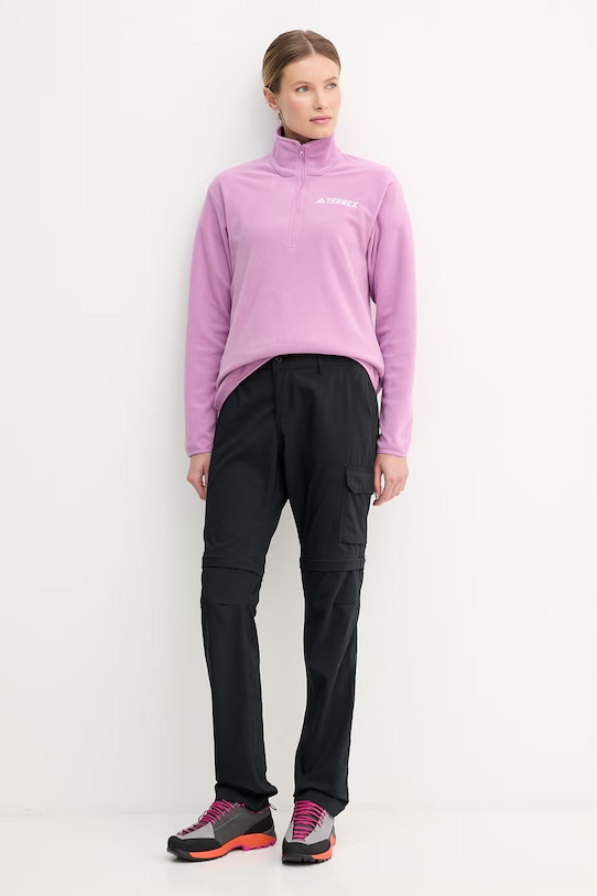 adidas TERREX bluza polarowa JM3120 fioletowy SS26