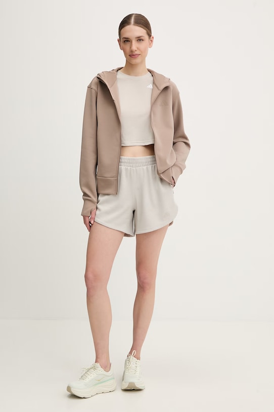 adidas Performance bluza sportowa D4T JX7311 brązowy SS26