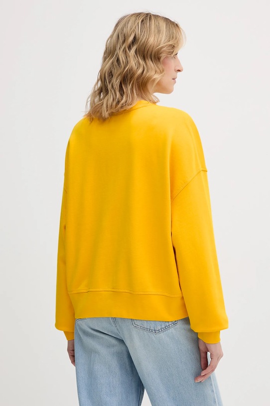 Ρούχα Παιδική βαμβακερή μπλούζα United Colors of Benetton x Stranger Things 33NVD10BB κίτρινο