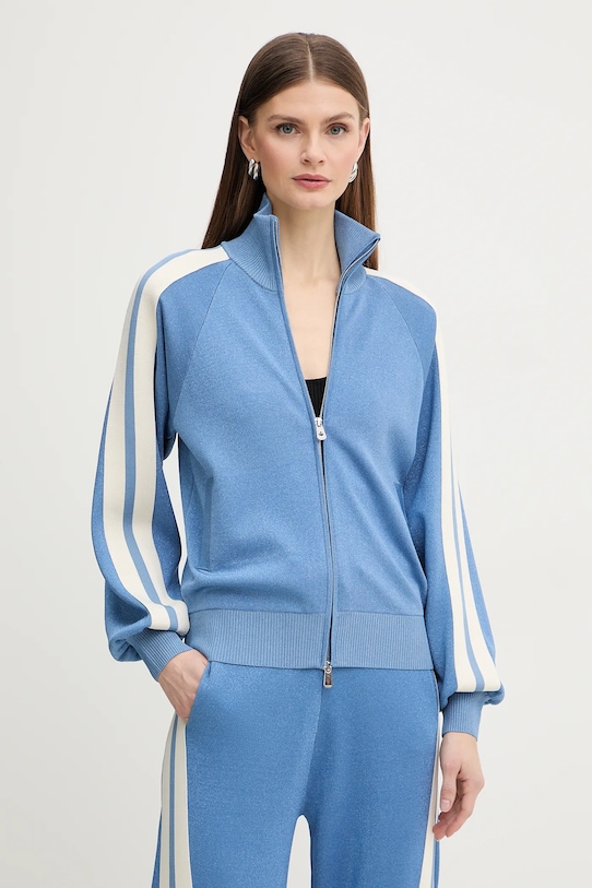 Pinko kardigan aplikacja niebieski 106336.A34D