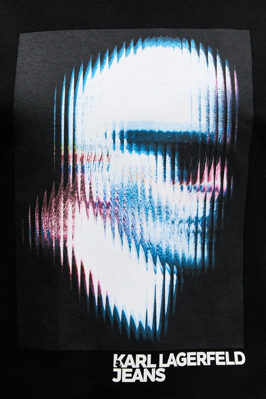 Karl Lagerfeld Jeans hanorac de bumbac B1W20049 negru