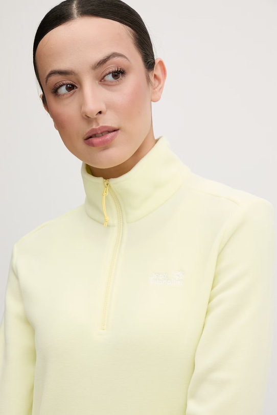 Jack Wolfskin bluza damska polarowa Taunus 100 żółty A65801
