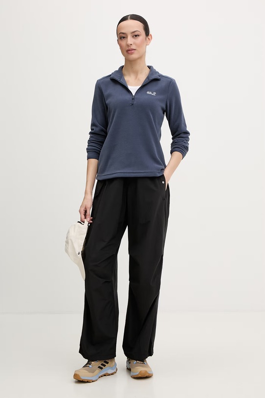 Jack Wolfskin bluza damska polarowa Taunus 100 A65801 granatowy SS26