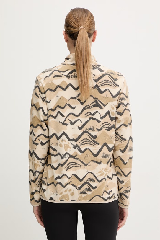 Odzież Jack Wolfskin bluza sportowa damska Paw Era 100 A65983 beżowy