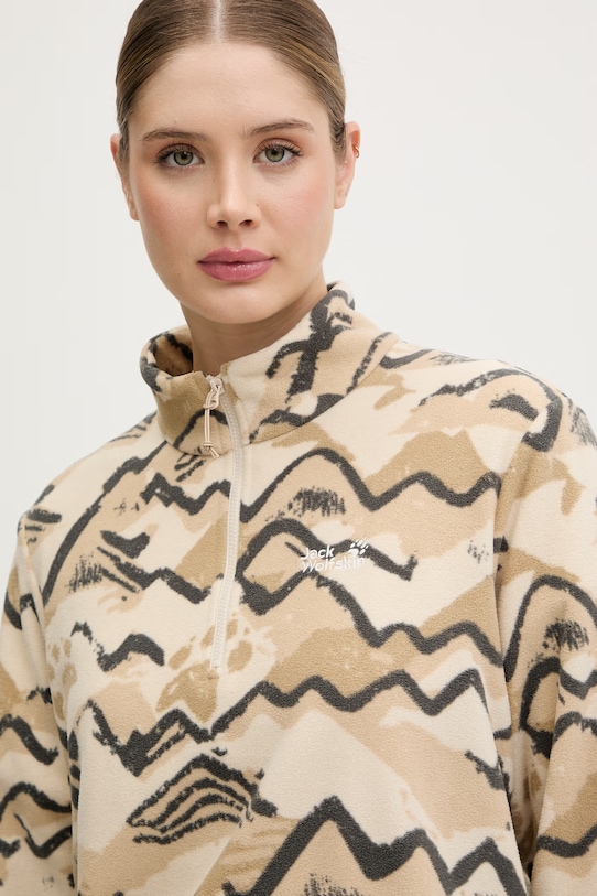 Jack Wolfskin bluza sportowa damska Paw Era 100 beżowy A65983