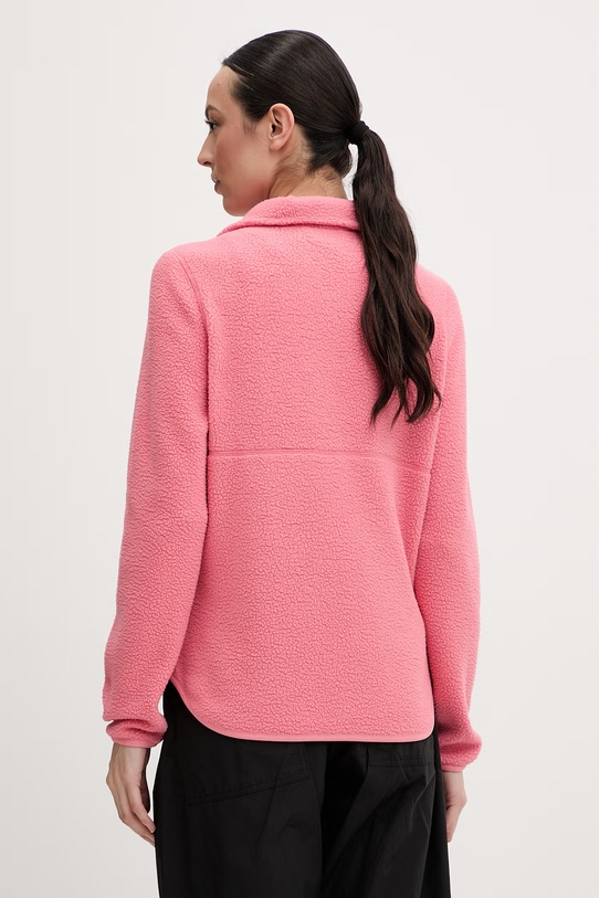 Odzież Jack Wolfskin bluza sportowa damska polarowa Lite Curl A65750 różowy