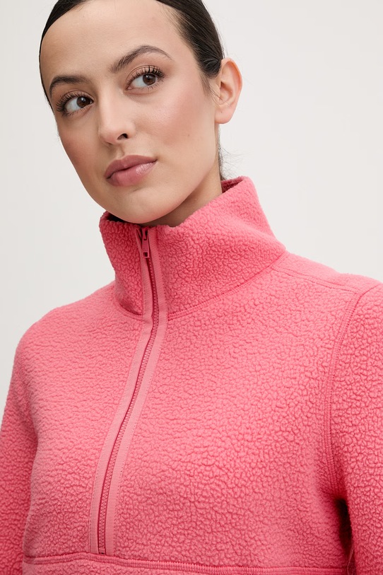 Jack Wolfskin bluza sportowa damska polarowa Lite Curl różowy A65750