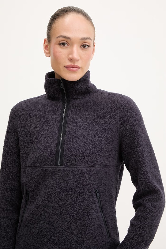 Jack Wolfskin bluza sportowa damska polarowa Lite Curl granatowy A65750