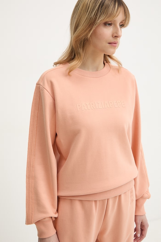 Patrizia Pepe bluza bawełniana pomarańczowy 8M1779.J079