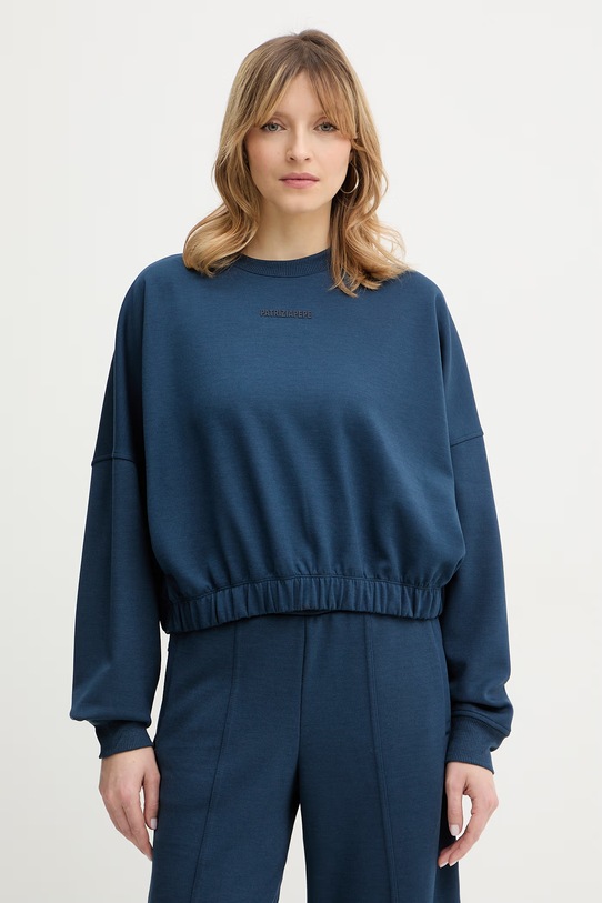 Patrizia Pepe bluza z elastanem granatowy 8M1794.J391