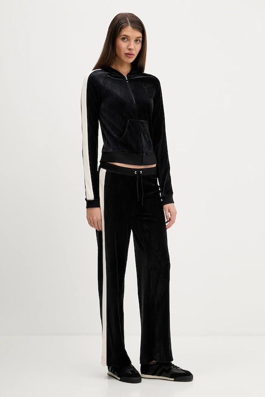 Juicy Couture bluza Heritage JCGAS126001 czarny SS26