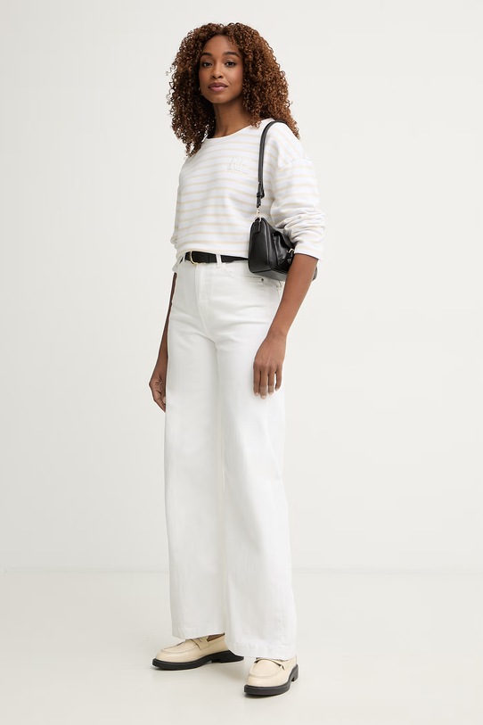 Pedro del Hierro bluza damska bawełniana 8623431 biały SS26