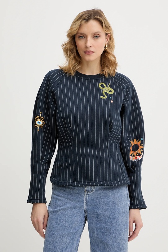 Never Fully Dressed bluza Barrel pozostałe granatowy NFDTO2060