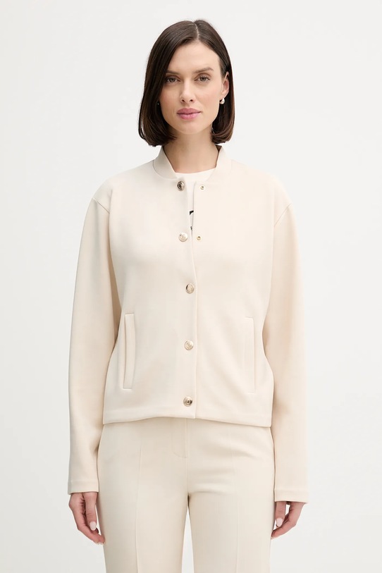 Joop! bluza z elastanem beżowy 30100415