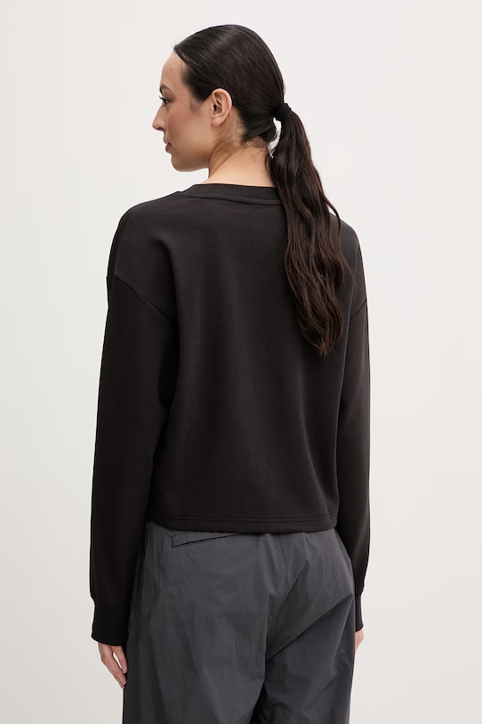 Odzież Puma bluza damska z bawełną Essentials Elevated 691816 czarny