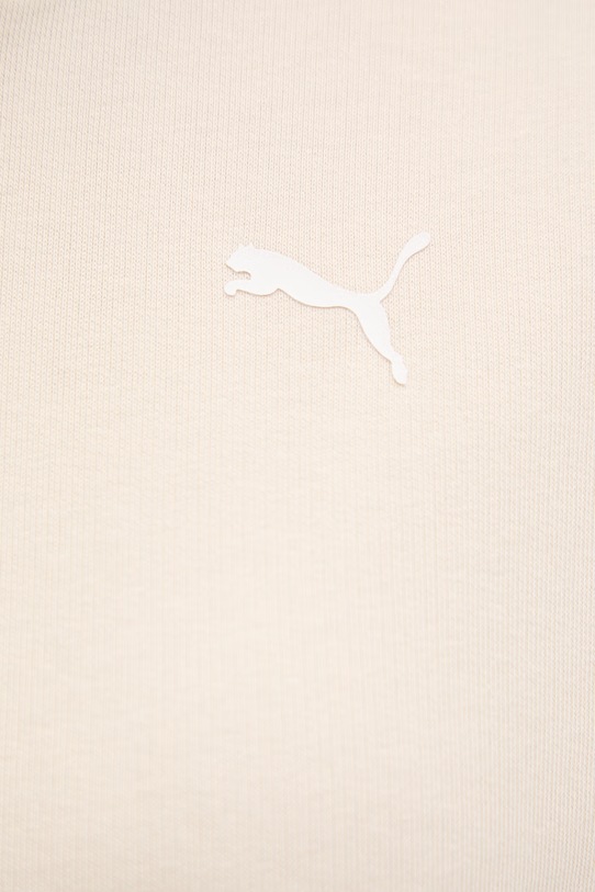 Puma bluza z kapturem damska bawełniana Essentials Graphic Animal 691822 beżowy