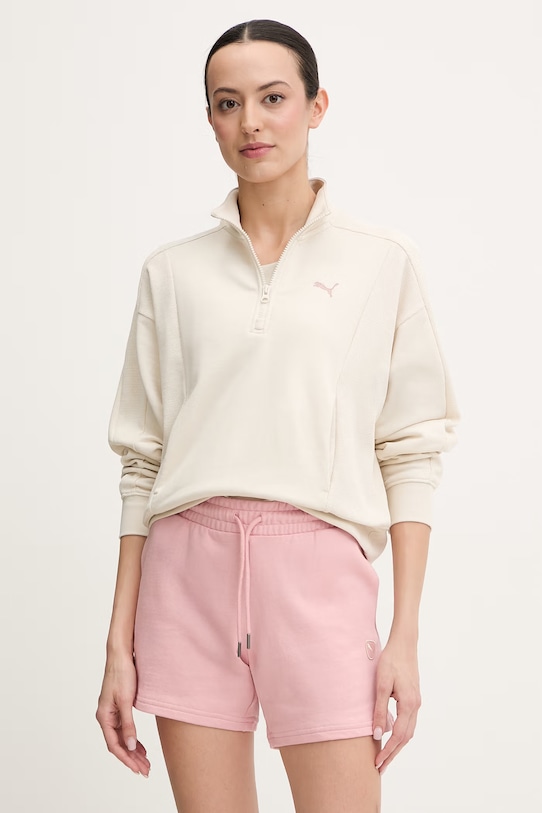 Μπλούζα Puma Class Relaxed χωρίς κουκούλα μπεζ 691873